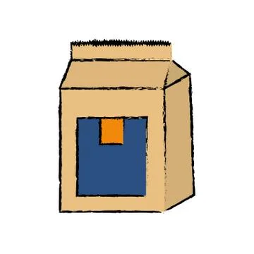 Baking powder bag Ilustración de archivo