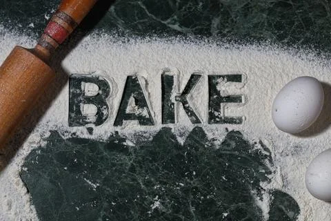 Baking process utensils Stock Photos