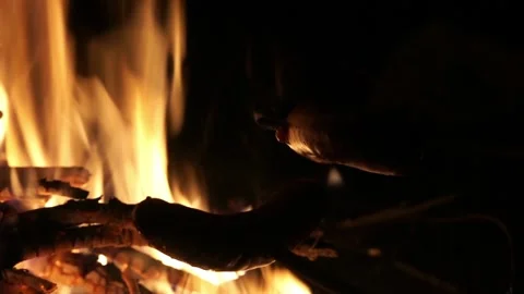 Baking sausage Stock Footage 91303920