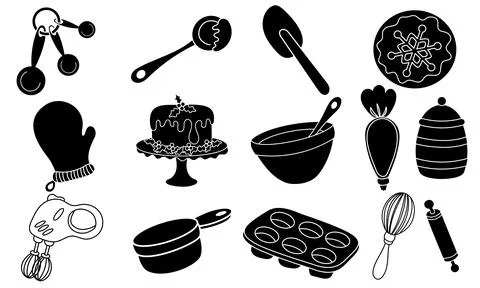Baking set Stock Illustration