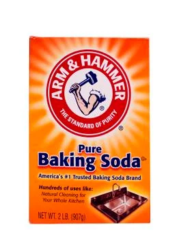 Baking soda 库存照片