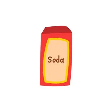 Baking soda vector illustration on a white background Stock Illustration