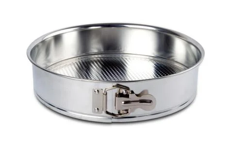 Baking tin with clipping path Stock Photos