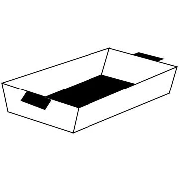 Baking tray icon on white background. flat style. baking sheet symbols. Stock Illustration