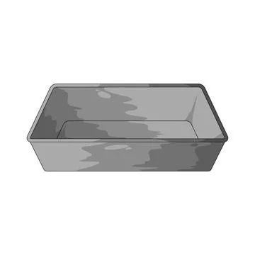 Baking tray illustration Stock Illustration