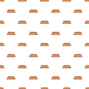 Baking trays pattern creating kitchen background design Stock Illustration