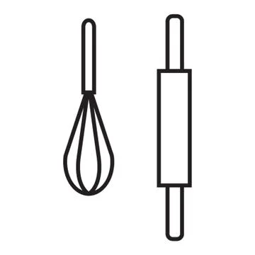 Baking Utensils Stock-Illustration