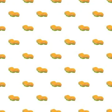 Baklava dessert pattern creating sweet seamless texture design イラスト素材