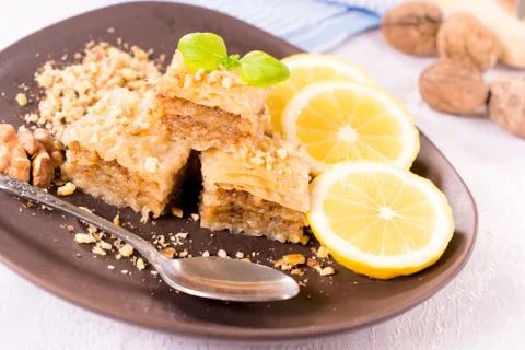 Baklava dessert Stock Photos