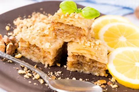 Baklava sweets Foto stock
