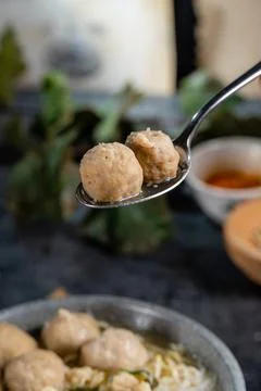 Bakso or baso  Stock Photos