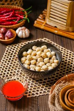 Bakso Pentol Foto stock