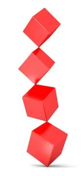 Balance Cubes Stock Illustration