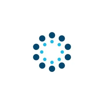 Balance dots loading concept elements icon logo. Stock vector illustration is Stock Illustration