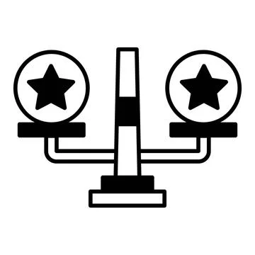 Balance Dualtone Icon Stock Illustration