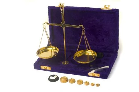 Balance has plates Stock Photos