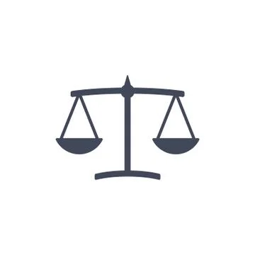 Balance Icon Vector flat design style Stock Illustration