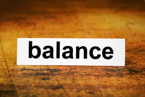 Balance Stock Illustration