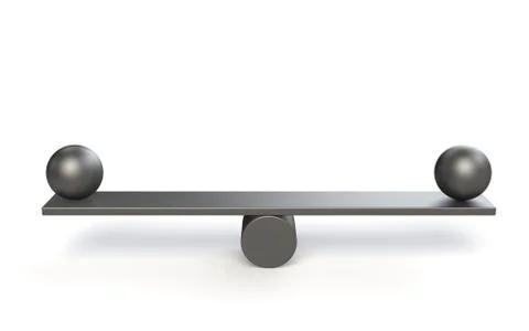 Balance. Illustrazione stock