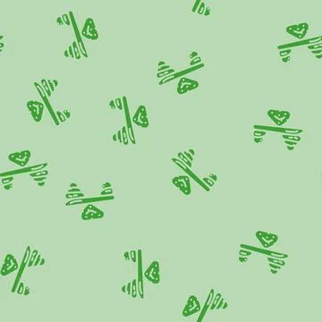 Balance scale acupuncture glyph vector seamless pattern Illustrazione stock