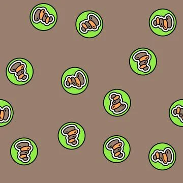 Balance scale acupuncture vector seamless pattern イラスト素材