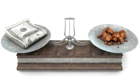 Balance Scale Comparison Stock Illustration