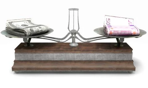 Balance Scale Comparison Stock Illustration