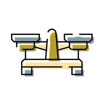 Balance scale measuring equality and justice concept イラスト素材