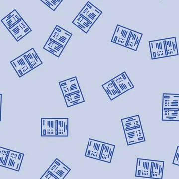 Balance sheet line vector seamless pattern 스톡 일러스트
