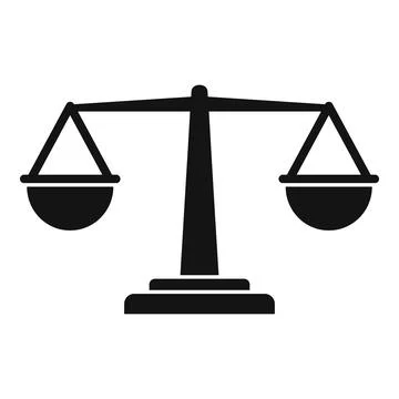 Balance target icon simple vector. Social trust Stock Illustration