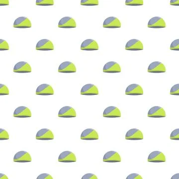 Balance training ball exercise equipment seamless pattern Stockillustratie