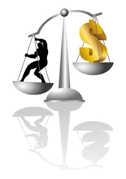 Balance Value Stock Illustration