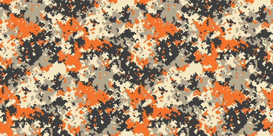 Balance wrapping under attack forest. Hunting universal on urban pixelated... Illustrazione stock