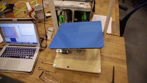 BalanceBall | Arduino/C++/OpenCV/PID controller, MIPT, Moscow, Russia - 01 Jan 1 Stock Footage 205378382