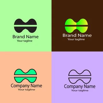 The Balanced Connection logo design Stock Illustration