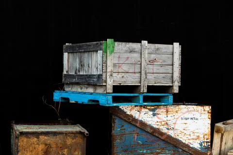 Balanced Crate Stock Photos