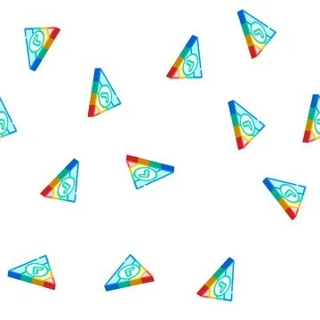 Balanced diet isometric icon seamless pattern Stock Illustration