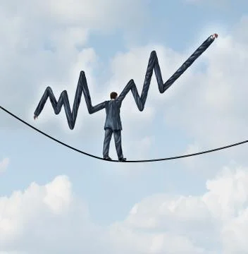 Balanced investing Stock Illustration