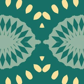 Balanced kaleidoscope design in fall rustic orchard tones with coral clay, peach 스톡 일러스트