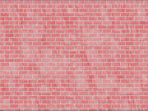 Balanced Lighting Brick Background Stock Illustration