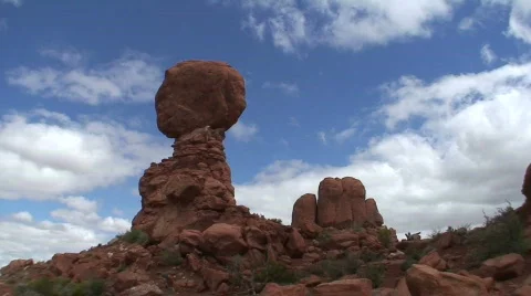 Balanced Rock 1 Stock Footage 644963