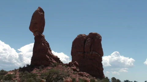 Balanced Rock 3 Stock Footage 645006