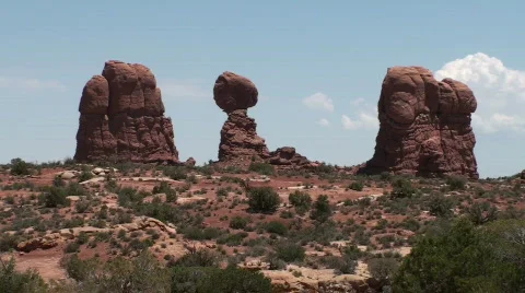 Balanced Rock 6 Stock Footage 645071