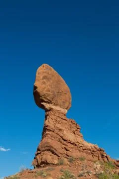 Balanced Rock at Moab Stock Photos