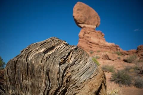 Balanced Rock at Moab Stock Photos