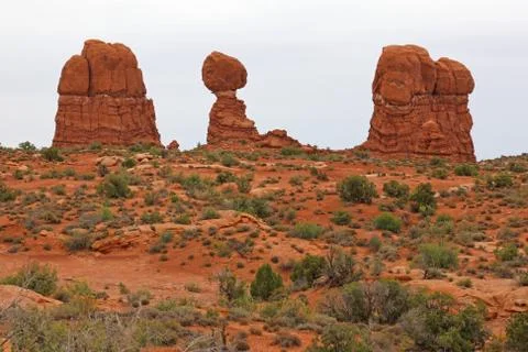 The Balanced Rock Stock Photos
