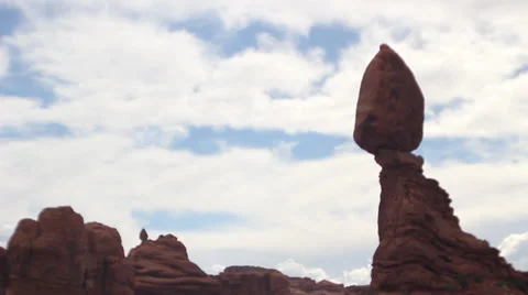 Balanced Rock Time Lapse Video stock 30369565