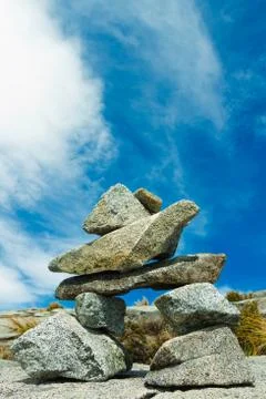 Balanced rocks Stock Photos