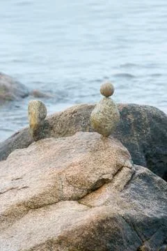 Balanced rocks Foto stock