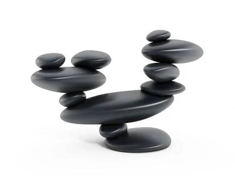 Balanced stones イラスト素材